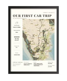 Frame your road trip