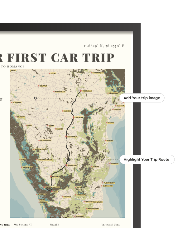 Frame your Road Trip